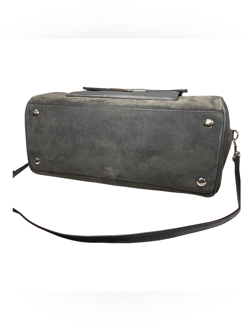 Coach Taylor Suede, Leather and Snake Skin Embossed Purse w/ Purse pillow (2014) - Picture 6 of 9
